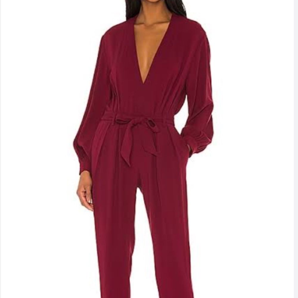 IRO Julliaca Jumpsuit in Hot Pink